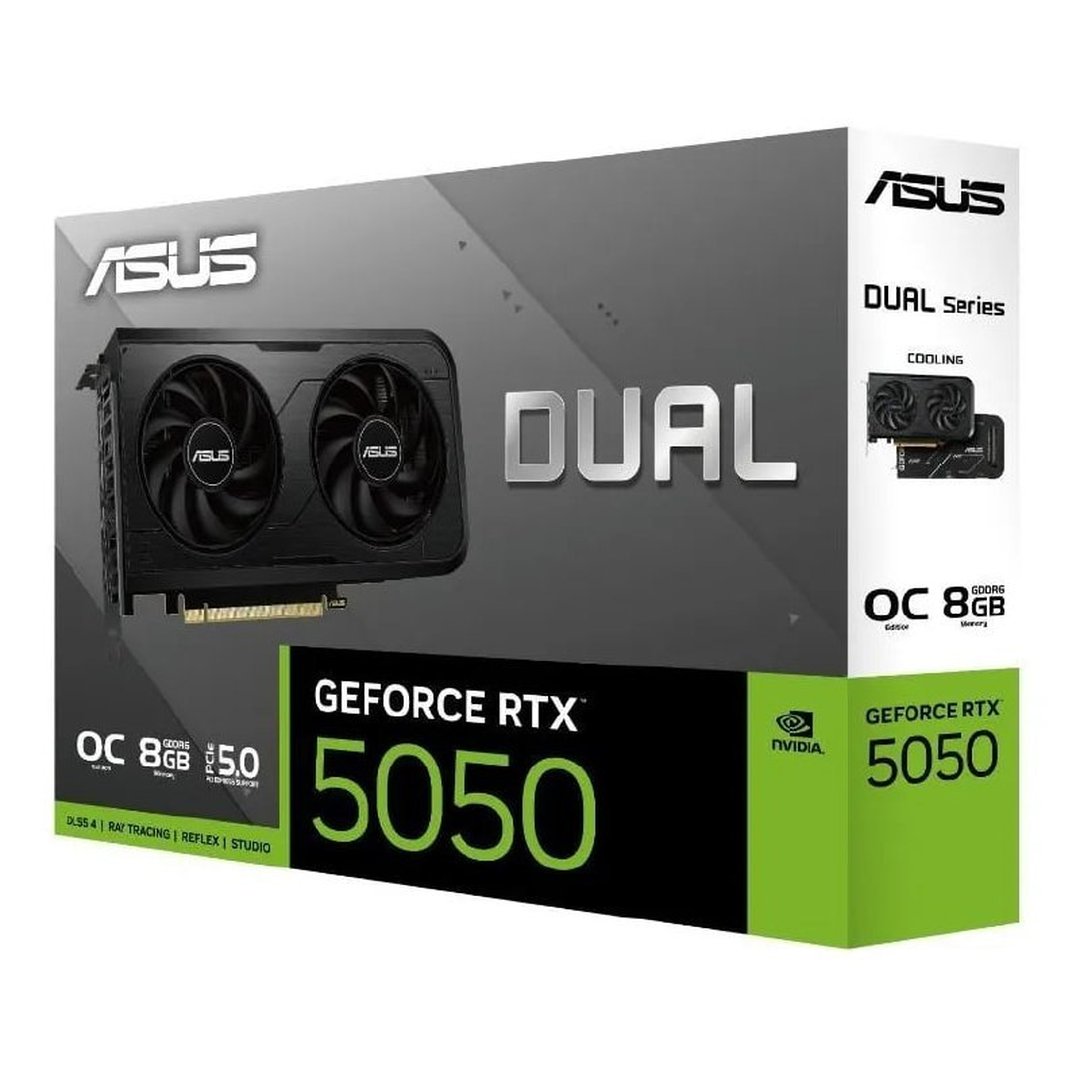 Placa De Vídeo Asus Nvidia Geforce Dual Rtx 5050 8GB Gddr6