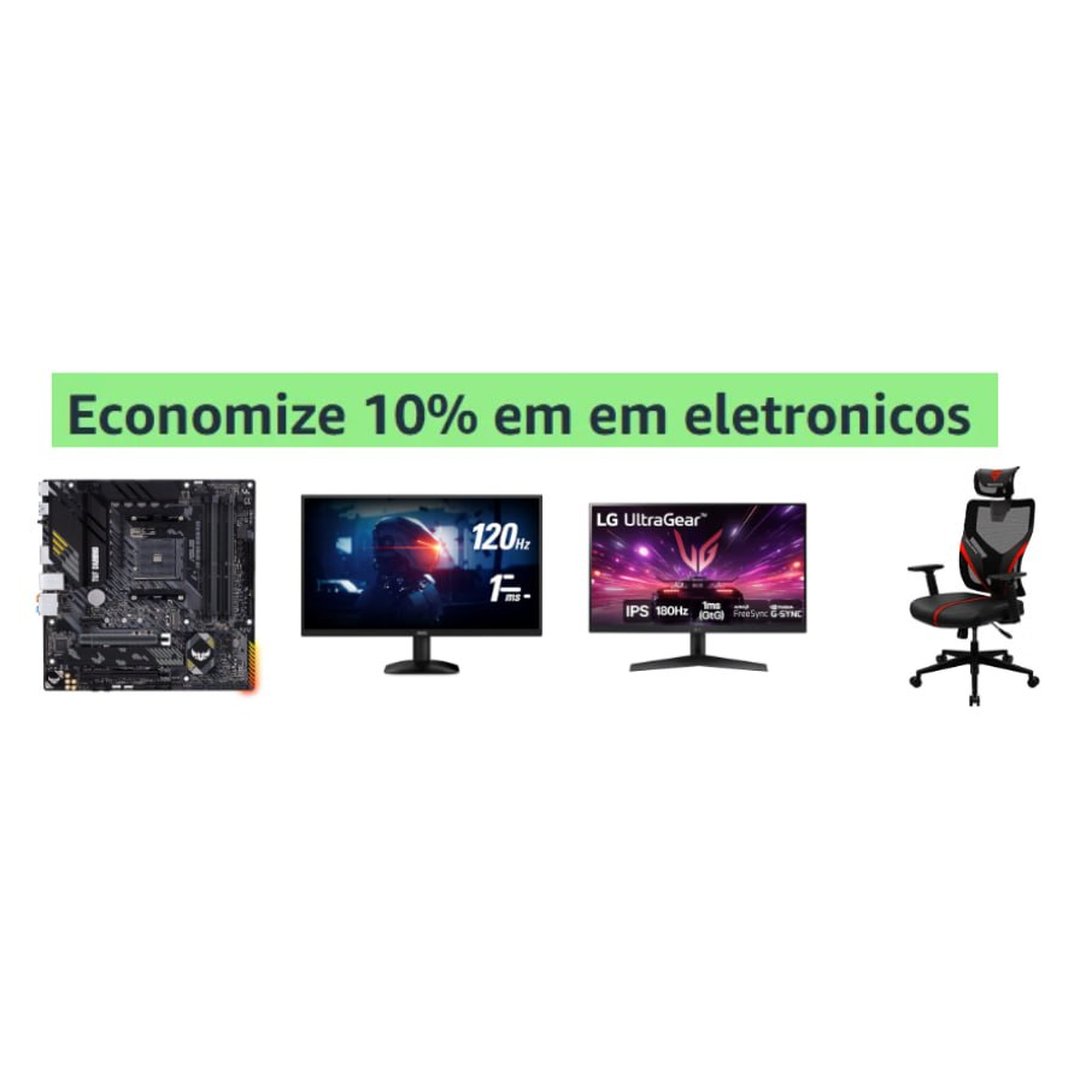Economize 10% em em eletrônicos - Amazon