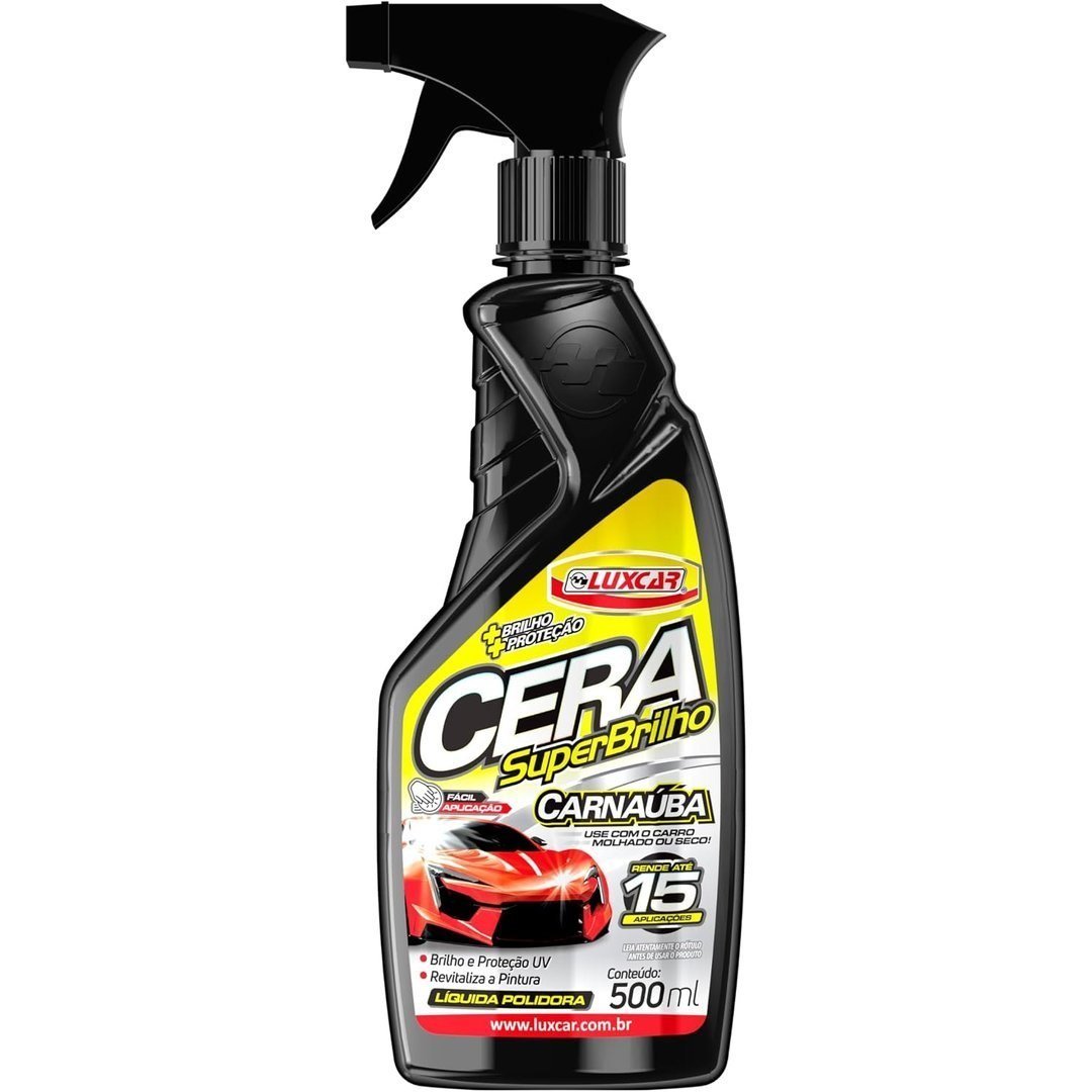 Cera Líquida Superbrilho Luxcar 500 Ml