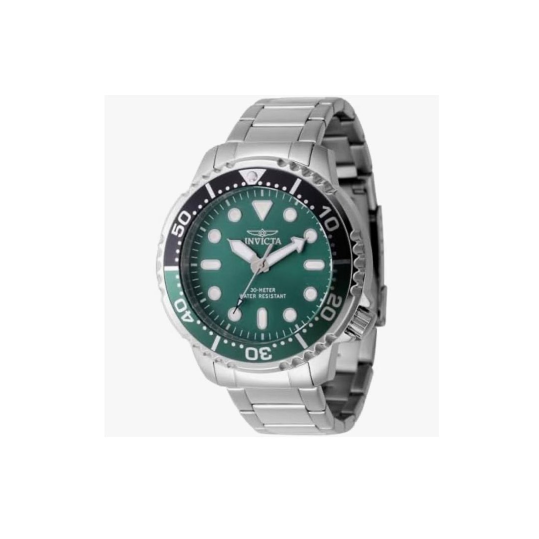 Invicta Pro Diver Masculino 48 mm Aço Inoxidável Mostrador Verde PC21J Quartzo
