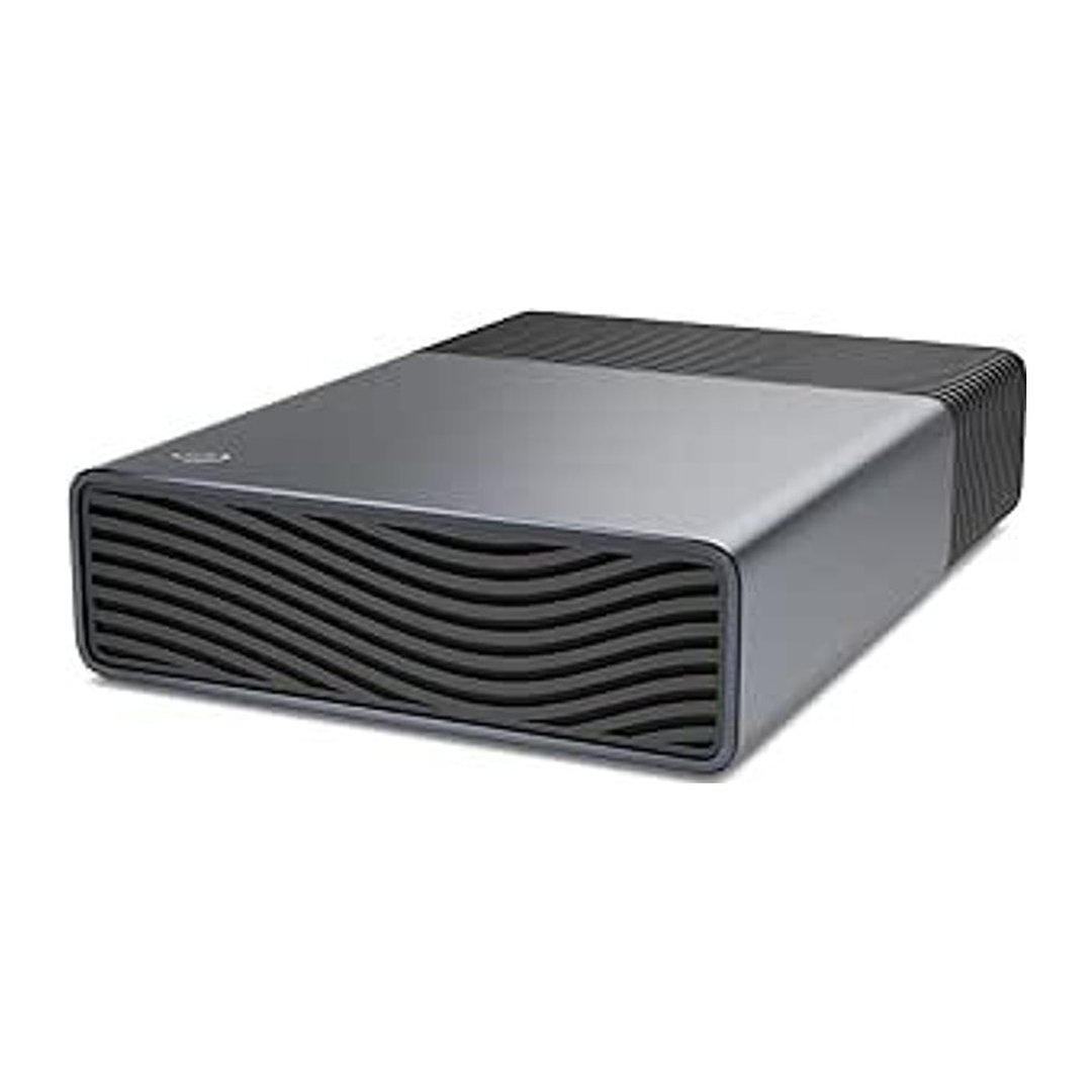 Seagate Disco rígido externo One Touch 8TB Desktop HDD USB-C compatível com a maioria dos Windows e macOS, recuperação de resgate (STNB8000400)