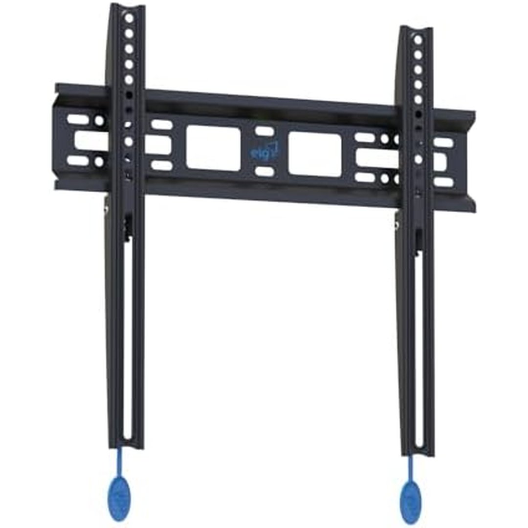 ELG, N01V4, Suporte Fixo de Parede para TVs de 32" a 77", Compatível com TVs Curvas e Planas, Feito em Aço Carbono, Suporta Até 50kg, Preto