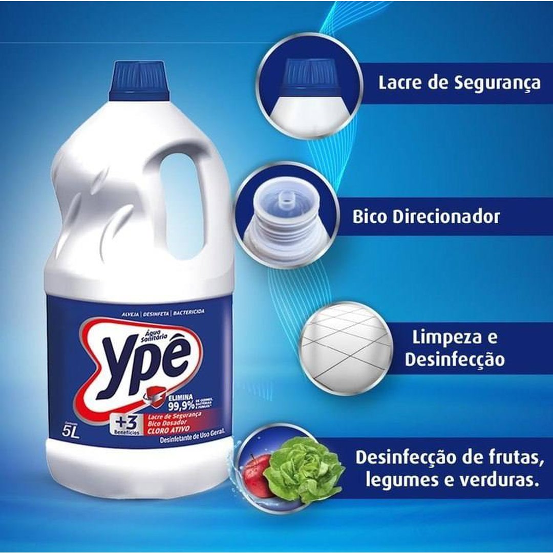 Ypê Água Sanitária 5L