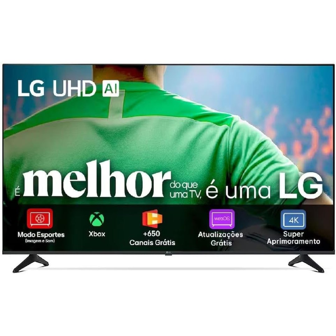 Smart Tv LG UHD AI UA75 43" HDR10 Pro Processador α7 AI Ger 8 webOS 25