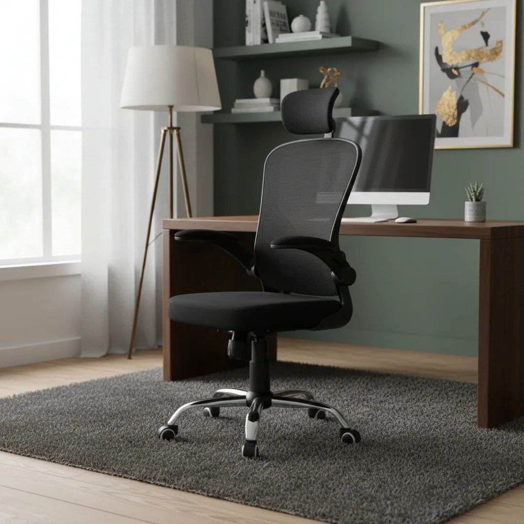 Cadeira De Escritório Ergonômica Giratória B100 Boston lUVINCO