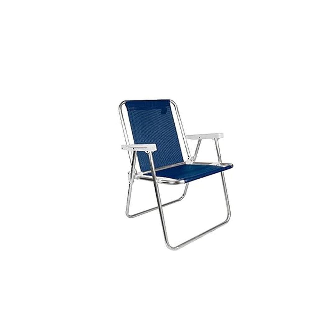 Mor - Cadeira Alta Alumínio Azul Marinho