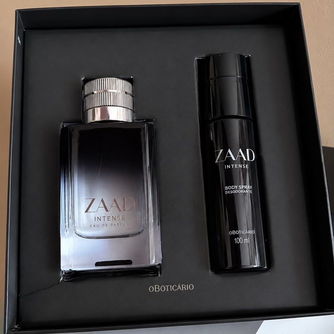 Kit Presente Zaad Intense O Boticário Masculino Original