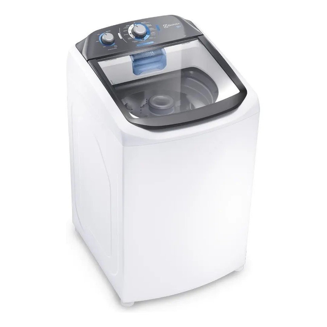 Máquina De Lavar Electrolux Efficient 13kg Auto Cesto Inox Branco