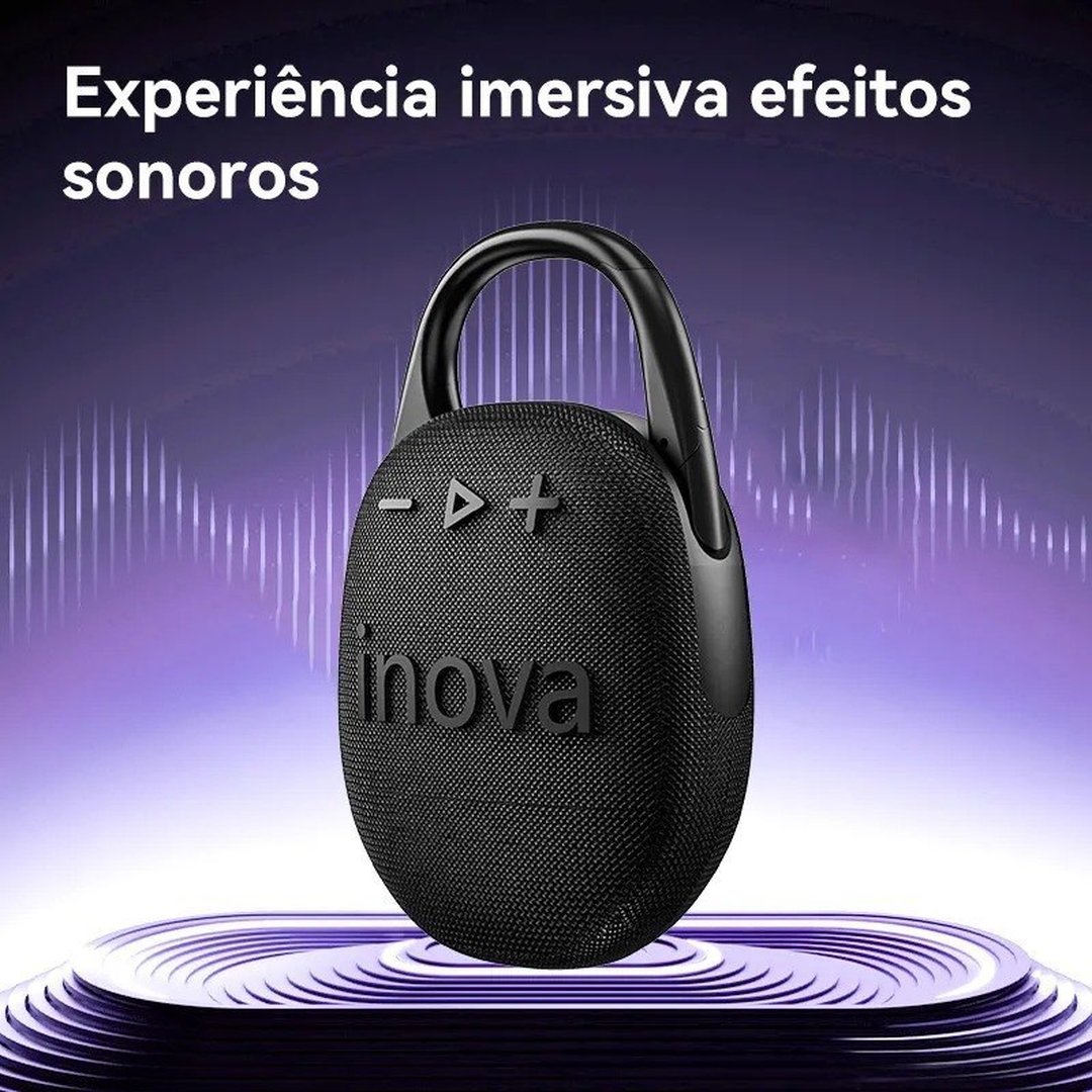 Caixa De Som Bluetooth 5.4 Portátil Potente Ip67 Com Gancho (várias cores)
