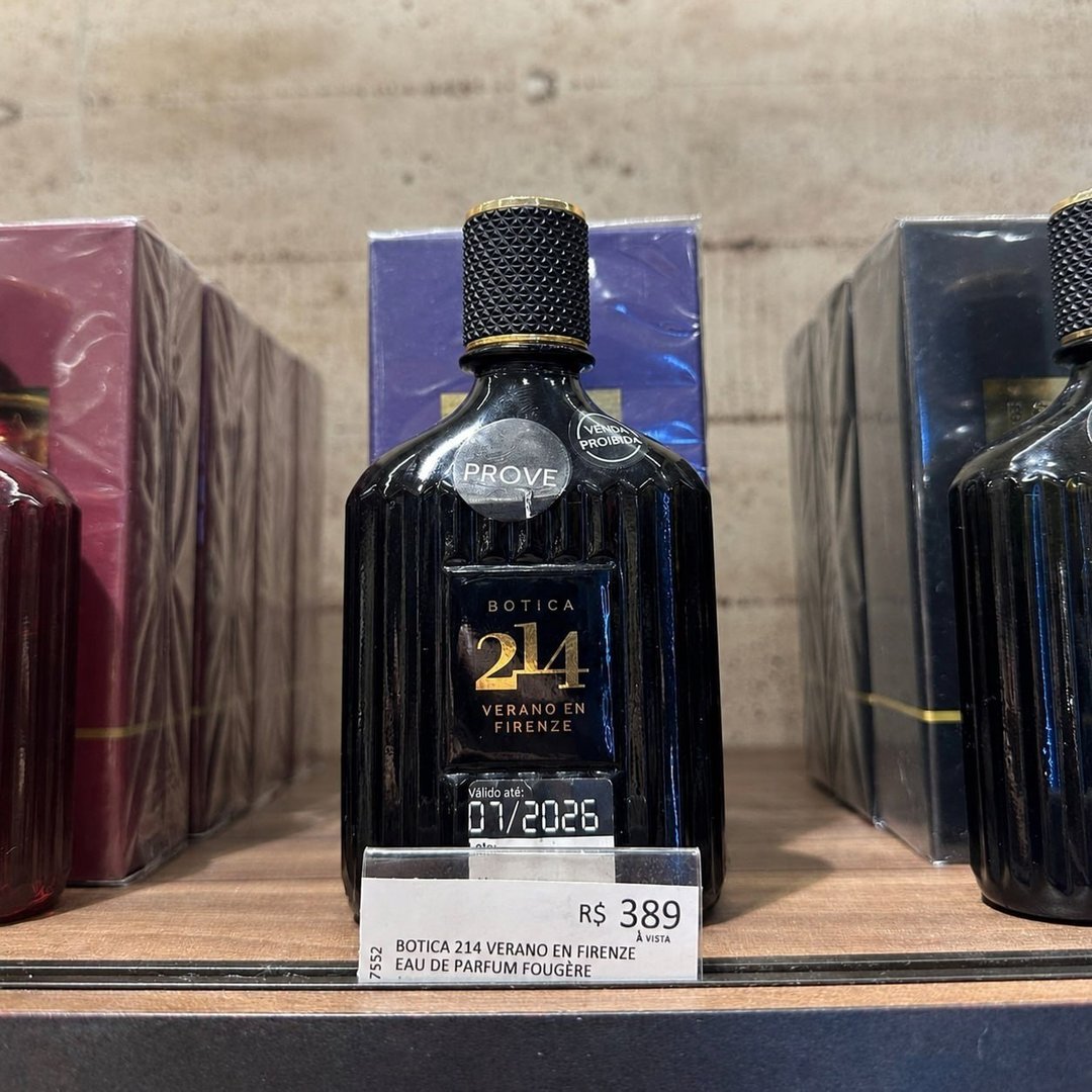 Botica 214 Verano En Firenze Eau De Parfum Fougère 90ml