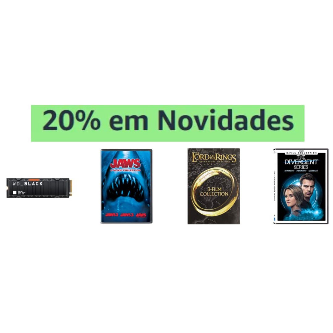 20% em Novidades - Amazon