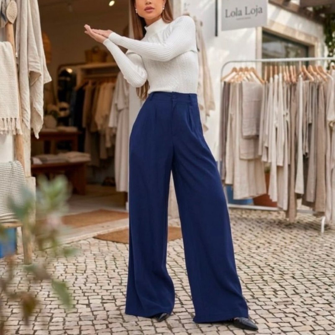 Calça Alfaiataria Wide Leg Salvatore