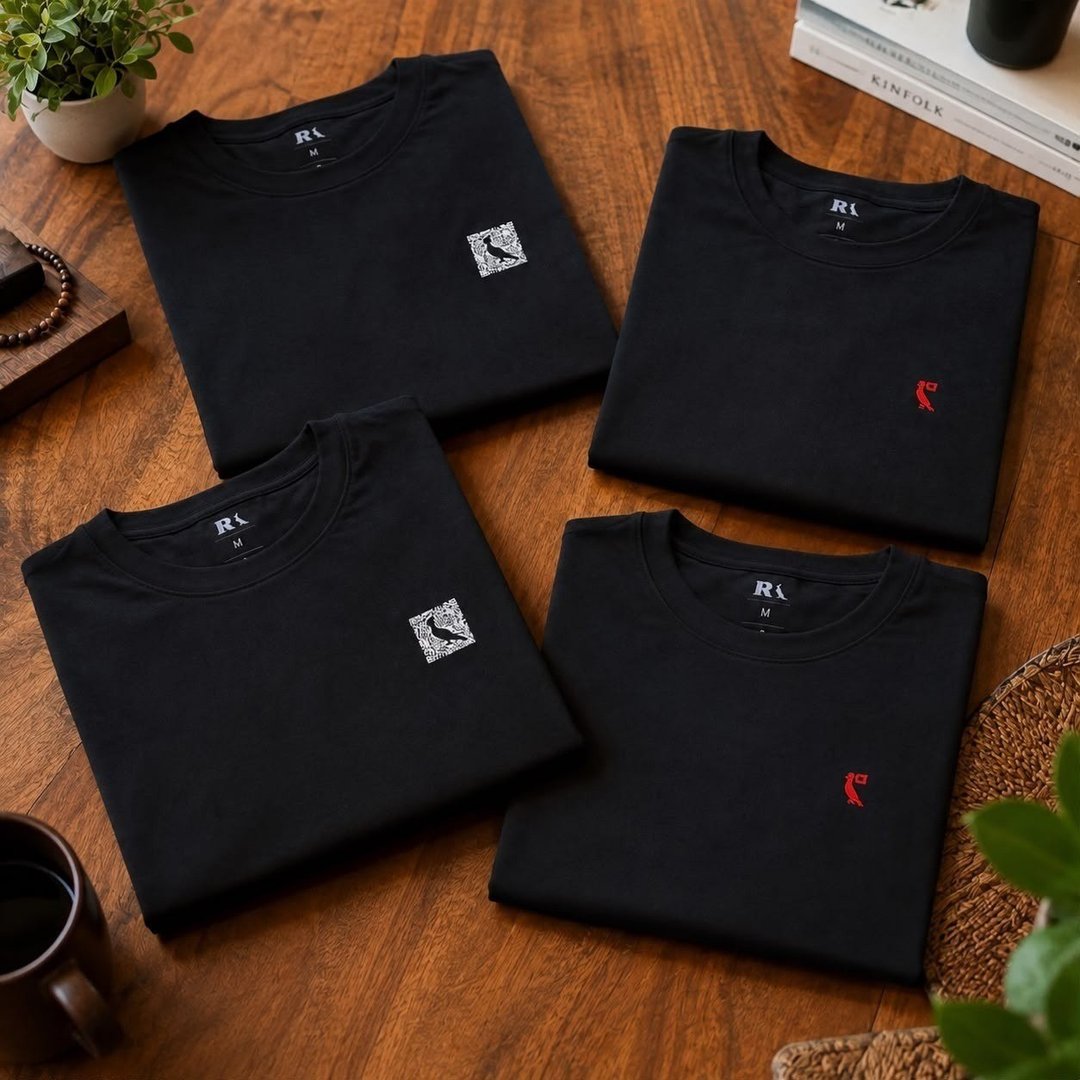 Kit 2 Camisetas Reserva Notificação E Qrcode