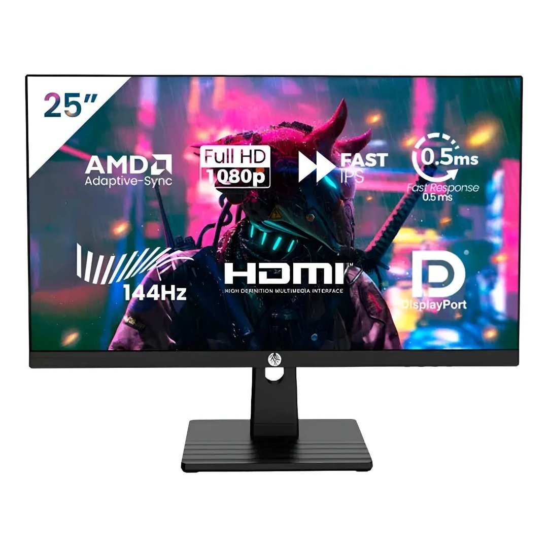 Monitor Gamer Haiz 25'' Ips Fhd 144hz 0.5ms Hdmi Dp Vesa