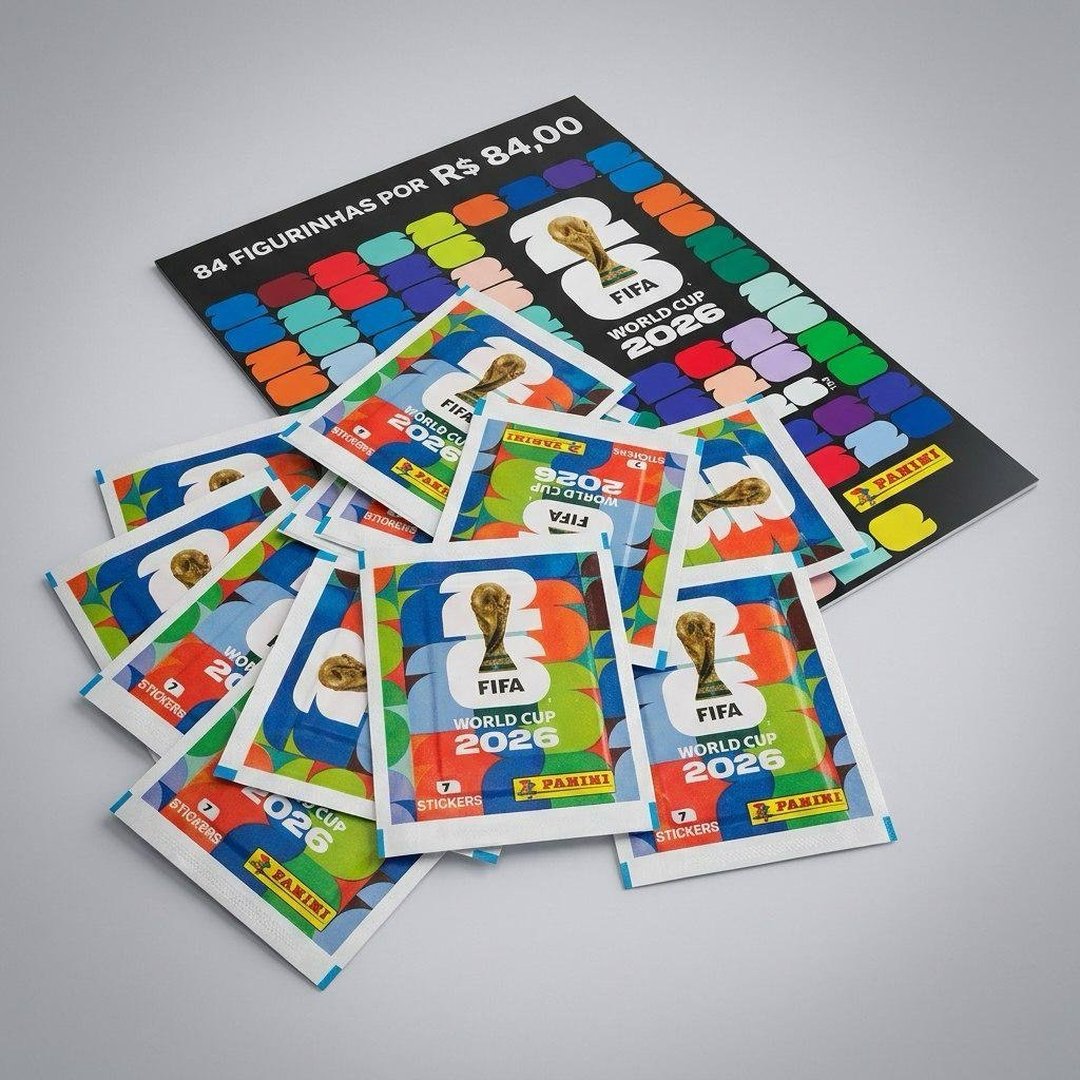 Kit 70 Figurinhas Do Álbum Copa Do Mundo 2026 | 10 Envelopes