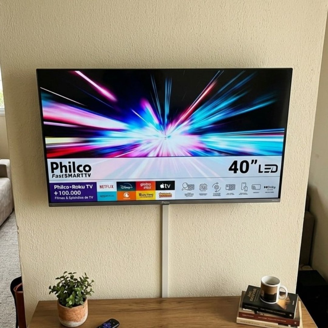 Smart Tv Philco 40 P40vik Led Roku Dolby Audio Wi-fi Hdmi Hdr Full Hd 110/220v
