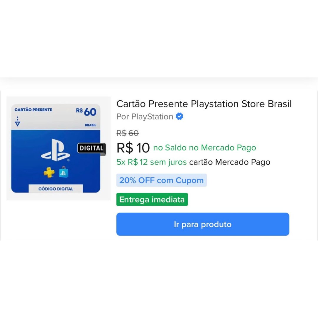 Cupom pegando em Gift Card!!