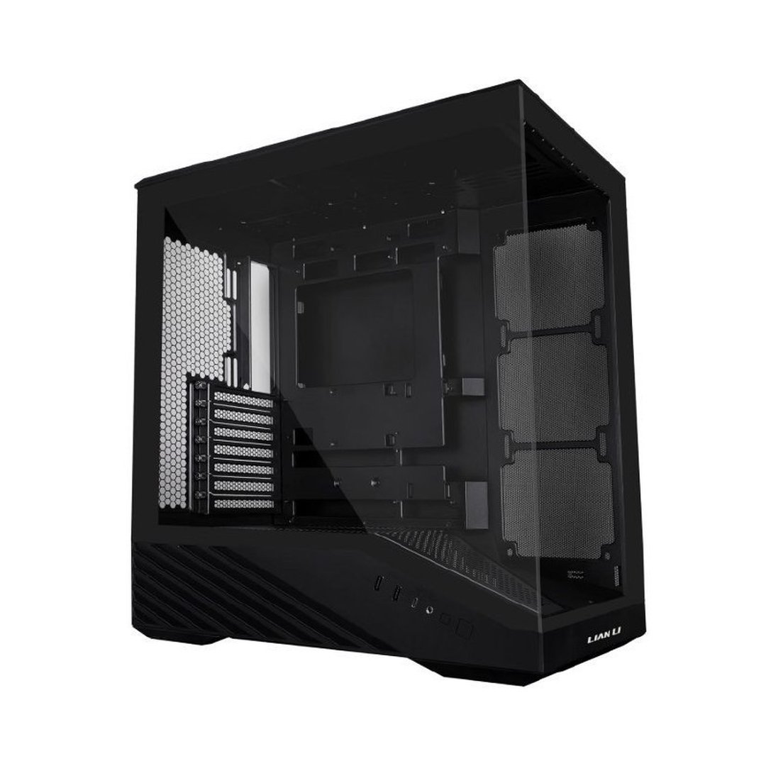 Gabinete Gamer Lian Li Vector V100, Mid-Tower, Atx, Vidro Temperado, Argb, Sem FANs, Preto