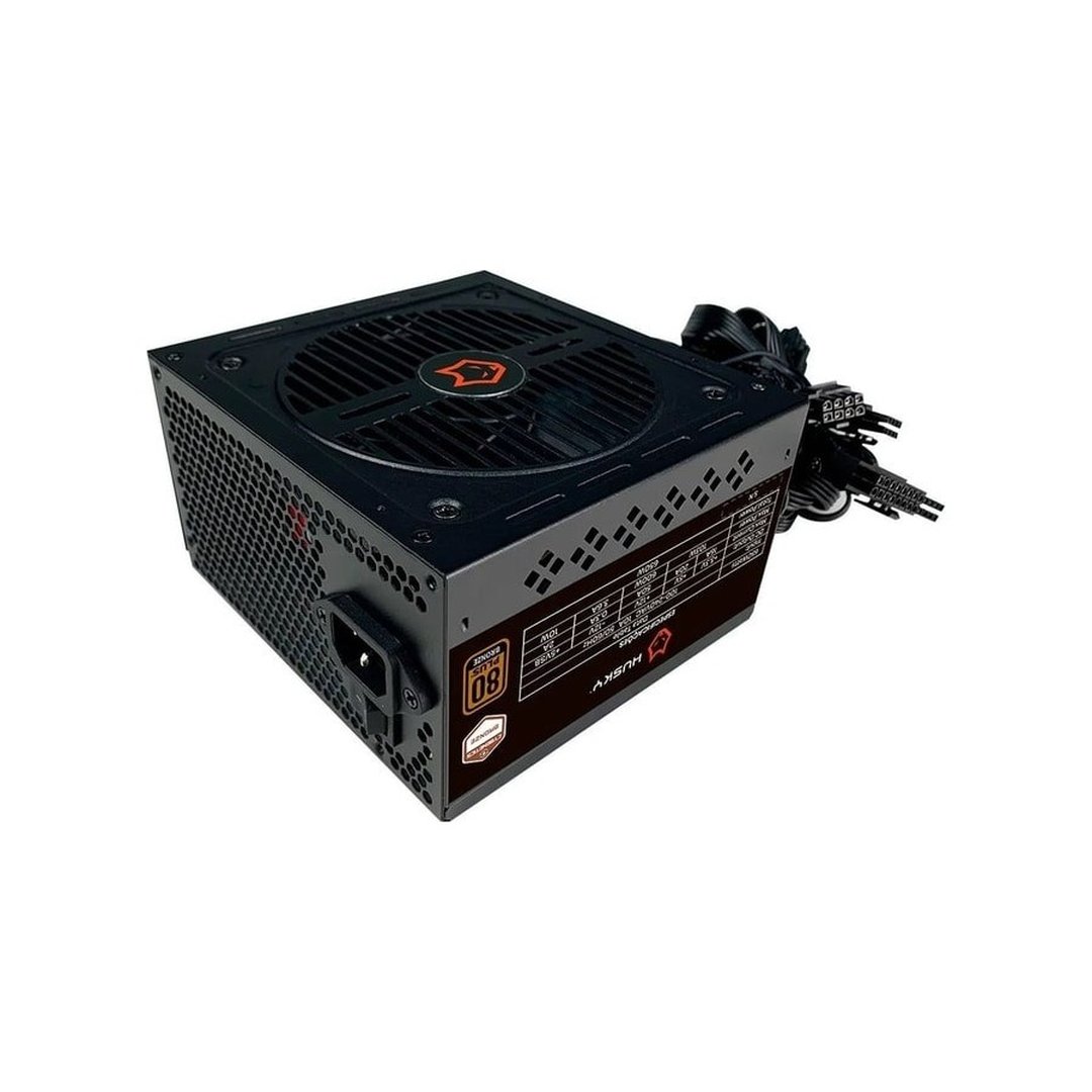 Fonte Husky Sledger 650W, 80 Plus Bronze, Cybenetics Bronze, PFC ativo, Bivolt HFN650PT
