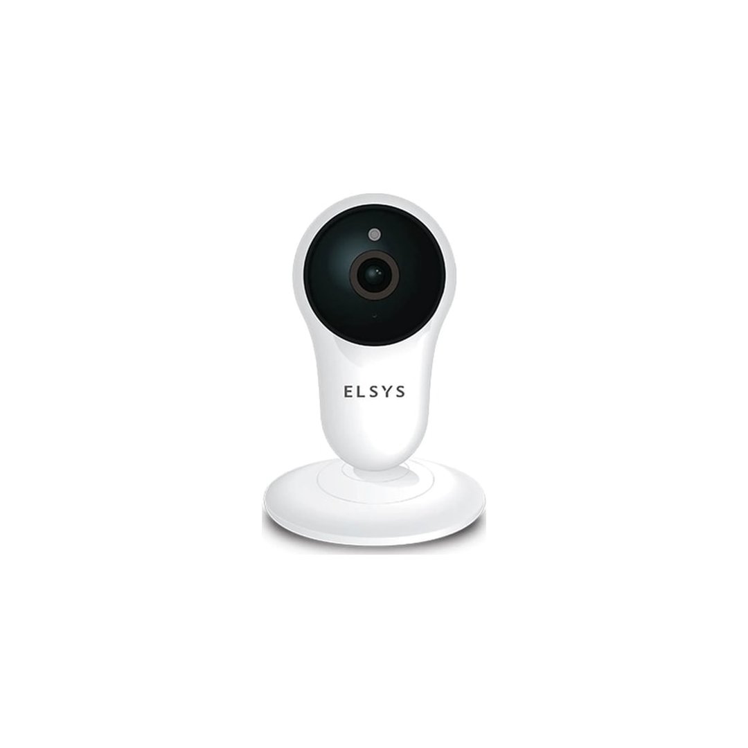 Câmera de Segurança Elsys Wi-Fi, Micro SD de Até 128GB, Full HD, Visão Noturna 10M, Branco/Preto Elsys ESC-WY3F