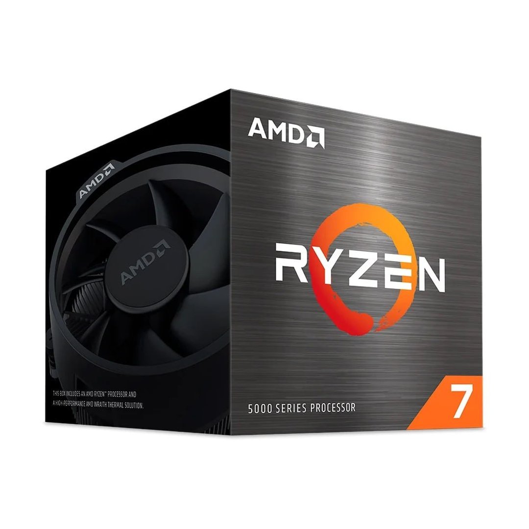 Processador AMD Ryzen 7 5700, 3.7 GHz (4.6GHz Max Turbo), Cache 20MB, 8 Núcleos, 16 Threads, AM4, Sem Vídeo Integrado 100-100000743SBX